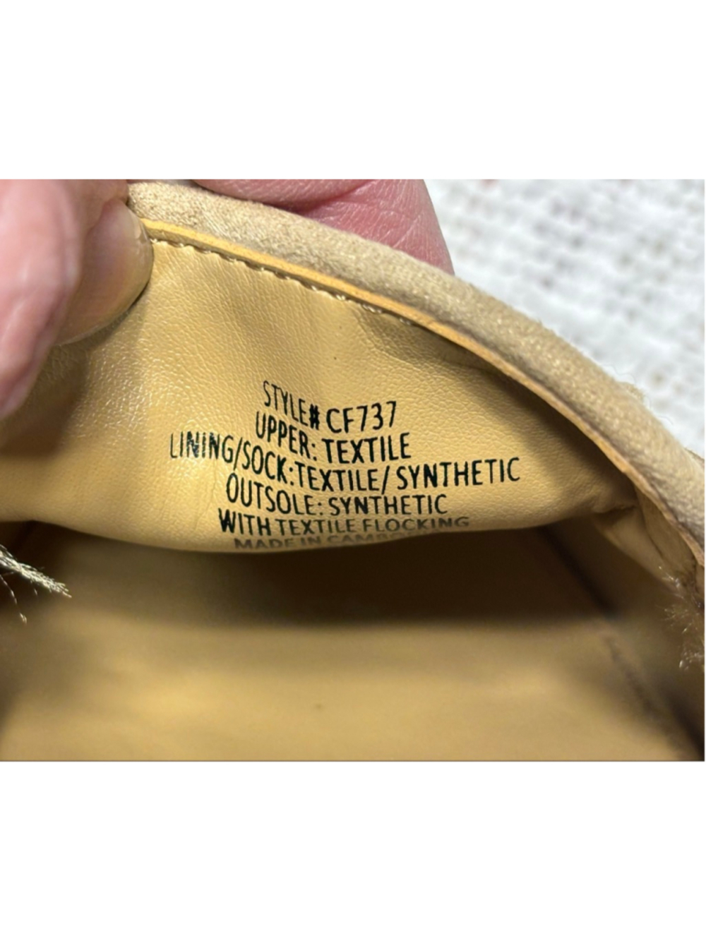 J. Crew Beige Khaiki Neutral Minimalist Faux Suede Loafers w/Bows Size 7.5 - Picture 5 of 8